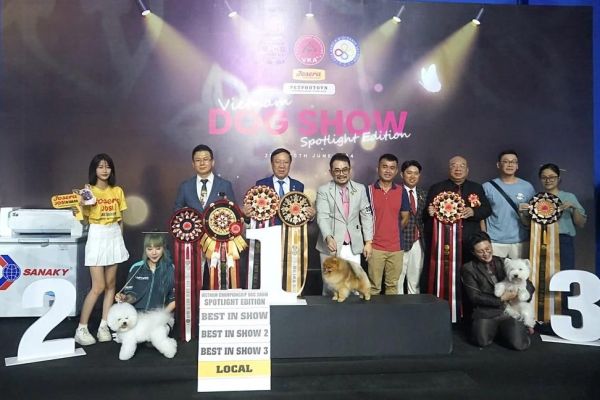 Nhiều 'thí sinh' chó mèo cùng đọ dáng, khoe sắc tại Vietnam Pet Festival 2024