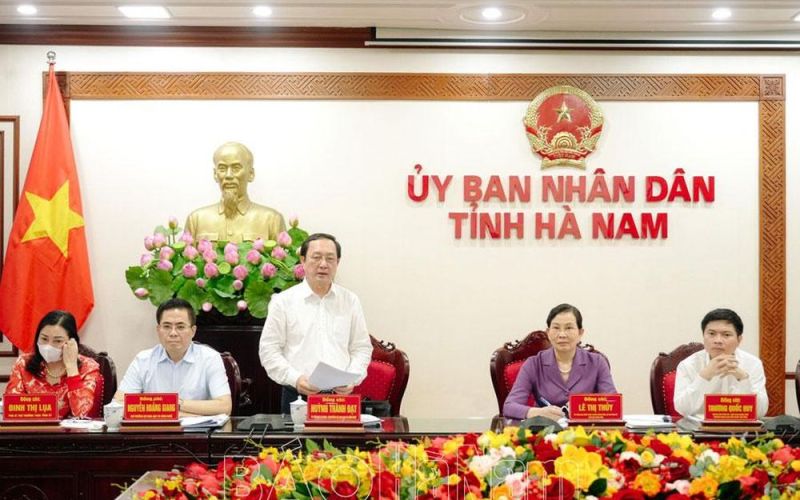 Bộ trưởng Bộ KH và CN Huỳnh Thành Đạt thăm và làm việc tại Hà Nam