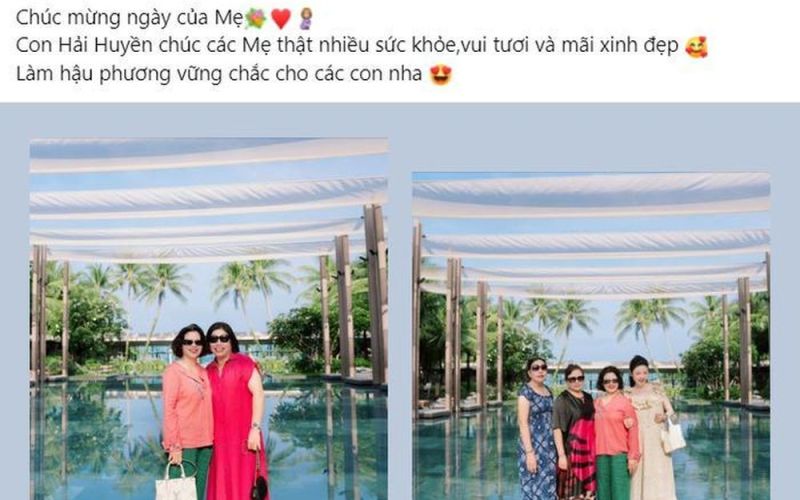 Mẹ vợ và mẹ ruột Quang Hải hội ngộ trong ngày đặc biệt, nhan sắc rạng rỡ gây chú ý
